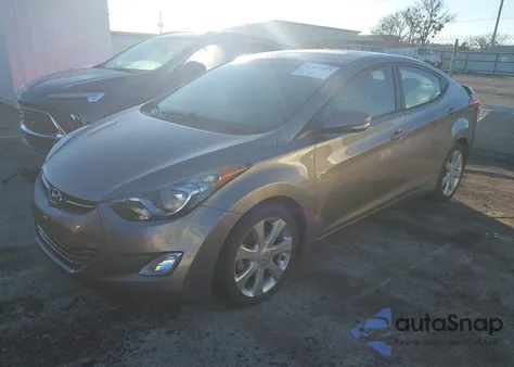 2013 Hyundai Elantra Limited из США, поврежденный, VIN 5NPDH4AE2DH180165